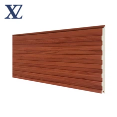 Revestimiento de metal de grano de madera para casa